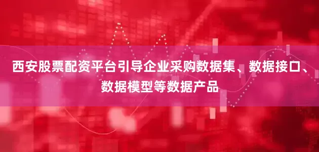 西安股票配资平台引导企业采购数据集、数据接口、数据模型等数据产品